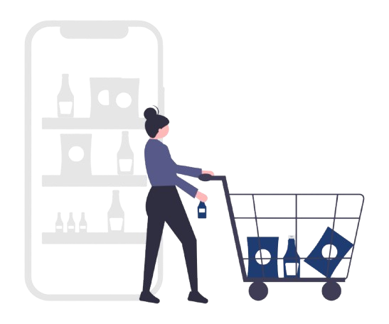 Ilustração da loja